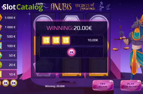 Скрин3. Anubis слот