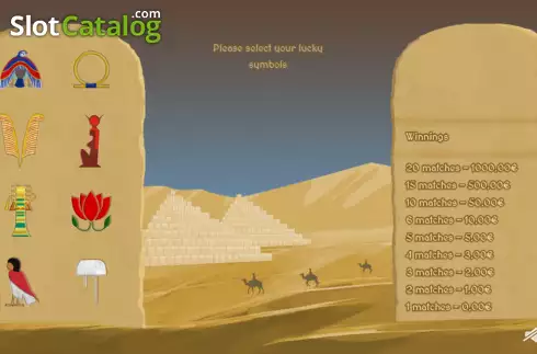 Скрин2. Pyramid (SuperlottoTV) слот