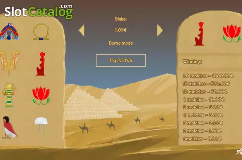 Скрин3. Pyramid (SuperlottoTV) слот