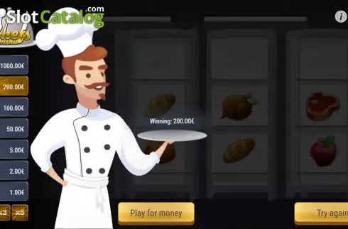 Скрин5. Chefs Menu слот