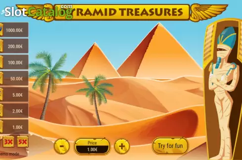 Скрин2. Pyramid Treasures слот