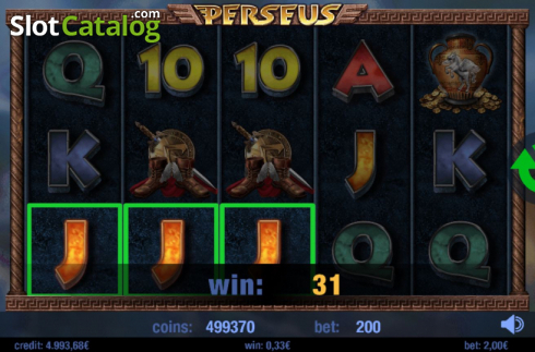 Скрин3. Perseus слот