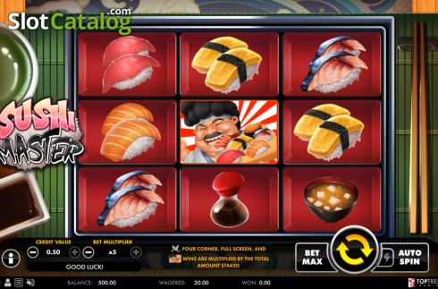 Скрин2. Sushi Master слот