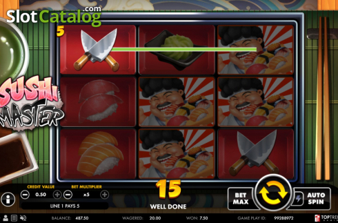 Скрин3. Sushi Master слот