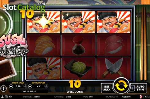 Скрин4. Sushi Master слот