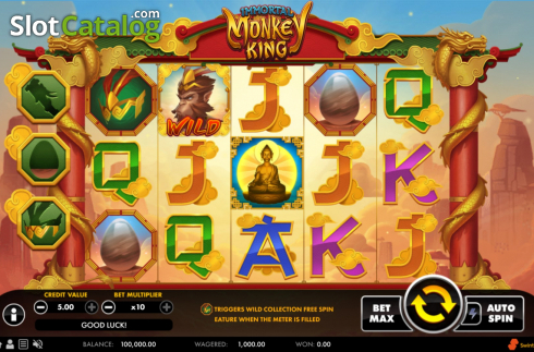 Скрин2. Immortal Monkey King слот