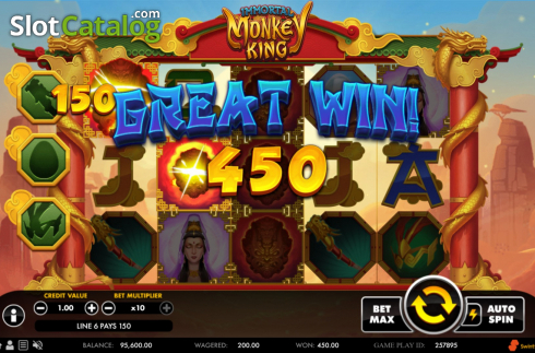 Скрин4. Immortal Monkey King слот