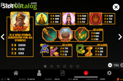 Скрин7. Immortal Monkey King слот