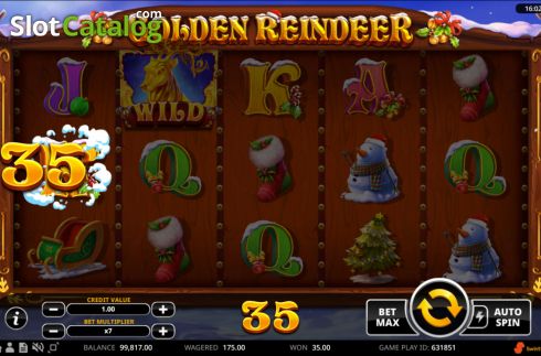 Скрин4. Golden Reindeer слот