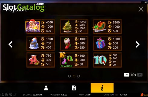 Скрин6. Golden Reindeer слот