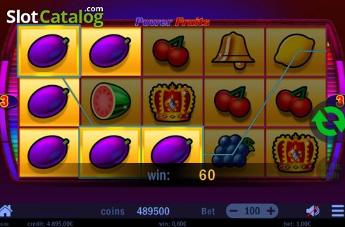 Скрин4. Power Fruits слот