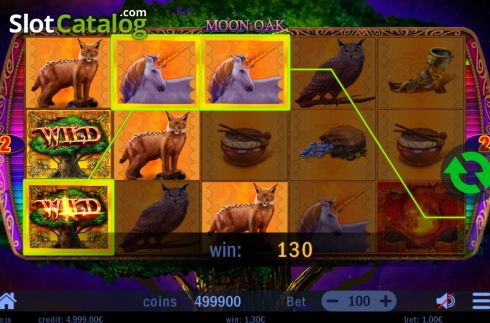 Скрин4. Moon Oak Deluxe слот