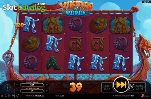 Скрин3. Vikings of Valhalla (Swintt) слот