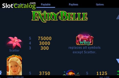 Скрин5. Fairy Belle слот