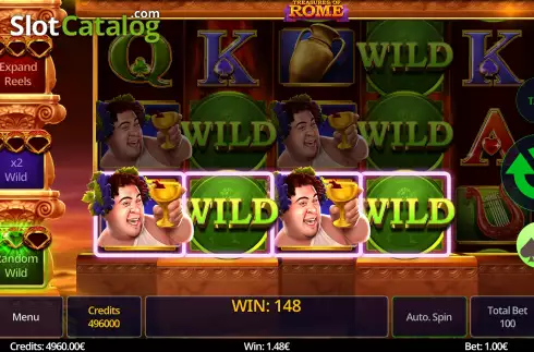 Скрин7. Treasures of Rome (Swintt) слот