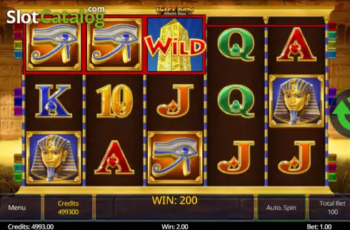 Скрин3. Egypt King Obelisk Quest слот