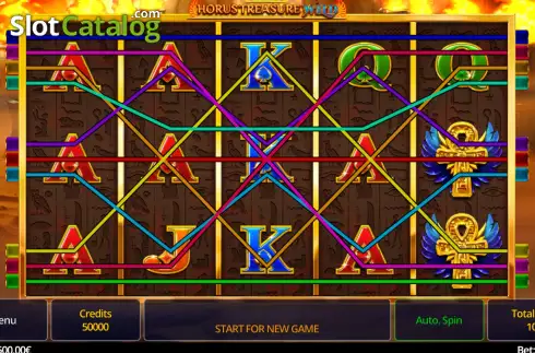 Скрин2. Horus Treasure Wild слот