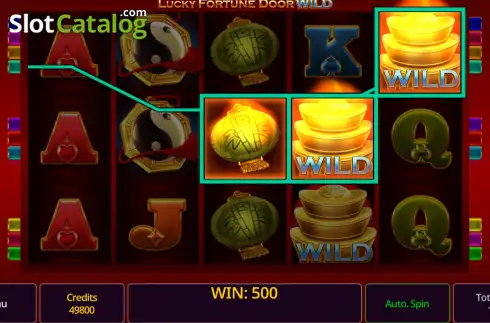Скрин3. Lucky Fortune Door Wild слот