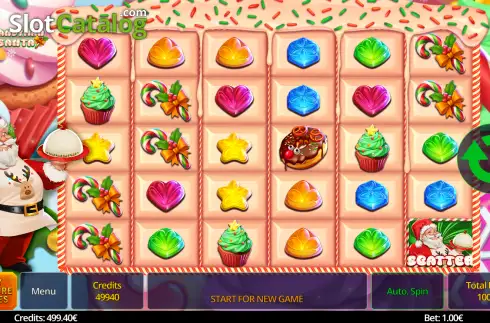 Скрин2. Candyman Santa слот
