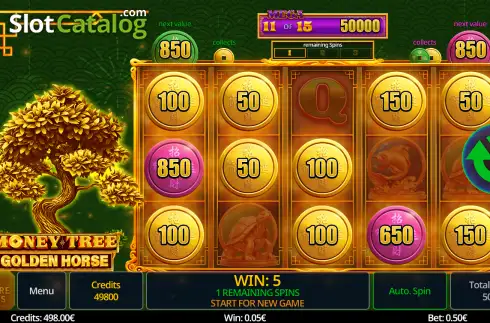 Скрин3. Money Tree Golden Horse слот