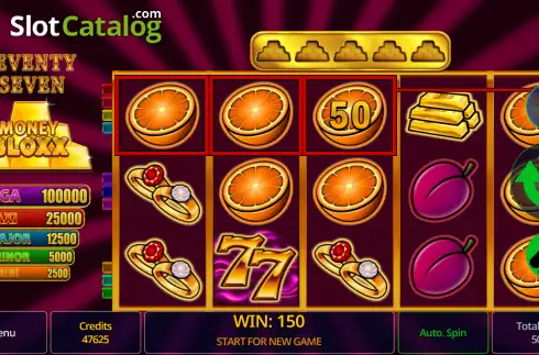Скрин3. Seventy Seven Money Bloxx слот
