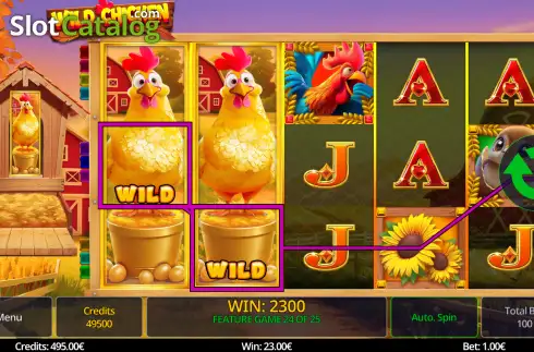 Скрин3. Wild Chicken слот