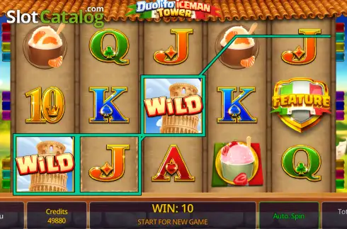 Скрин3. Duolito Iceman Tower слот