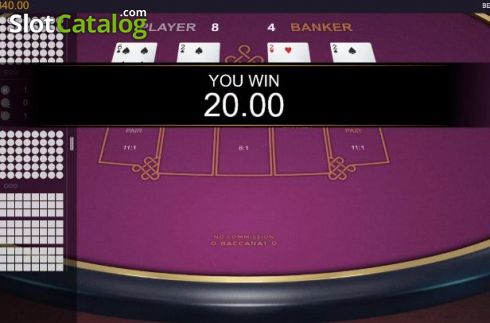 Скрин3. No Commission Baccarat (Switch Studios) слот