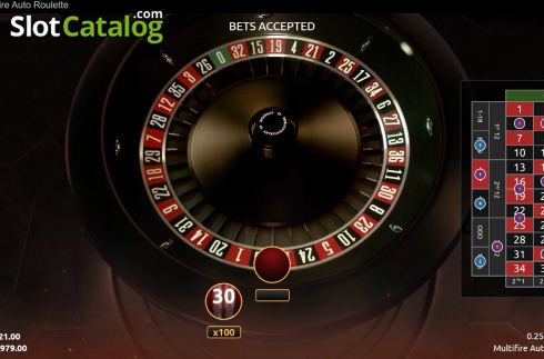 Скрин5. Multifire Auto Roulette слот