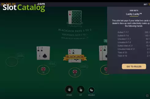 Скрин5. Premier Blackjack with Lucky Lucky слот