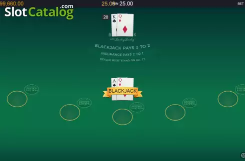 Скрин3. Premier Blackjack with Lucky Lucky слот