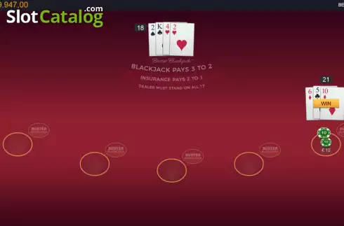 Скрин3. Premier Blackjack with Buster Blackjack слот