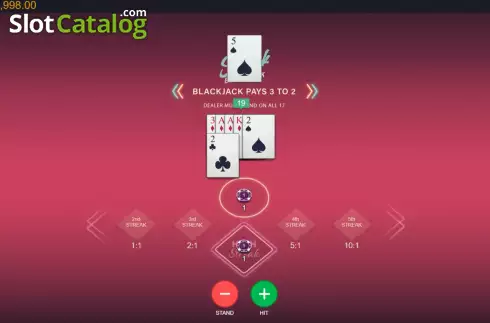 Скрин6. High Streak Blackjack слот