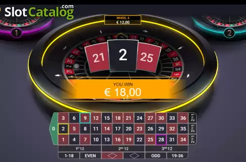Скрин7. Three Wheel Roulette слот