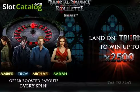 Скрин2. Immortal Romance Roulette слот