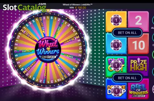 Скрин2. Wheel of Winners Link & Win слот