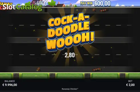 Скрин3. Runaway Chicken слот