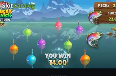 Скрин3. Lucky Catch Pick & Win слот