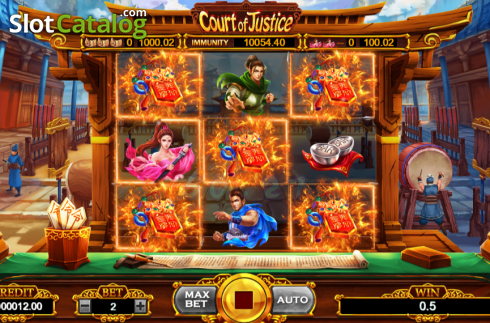 Скрин9. Court of Justice слот