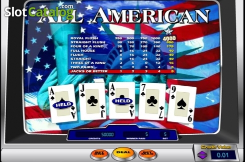 Скрин3. All American (Amaya) слот
