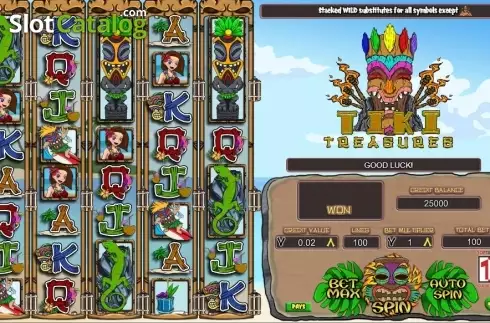Скрин2. Tiki Treasures (TTG) слот