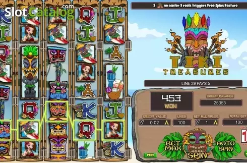 Скрин3. Tiki Treasures (TTG) слот