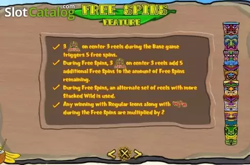 Скрин7. Tiki Treasures (TTG) слот