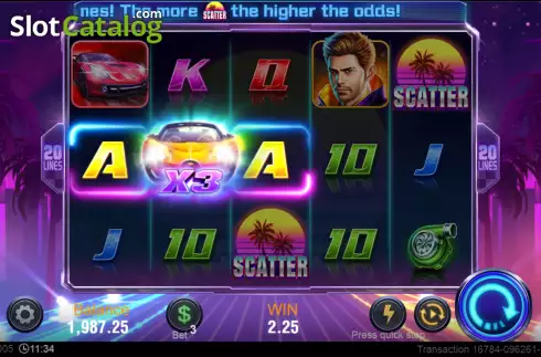 Скрин3. Wild Racer слот