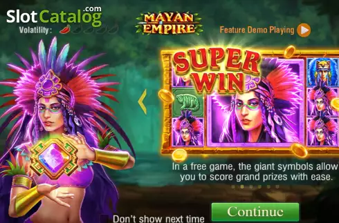 Скрин2. Mayan Empire слот