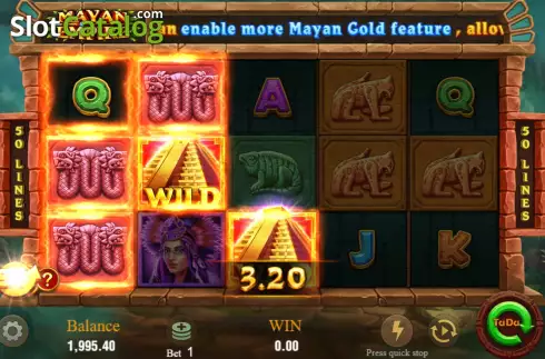 Скрин5. Mayan Empire слот