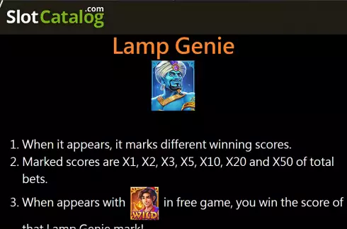 Скрин8. Magic Lamp (TaDa Gaming) слот