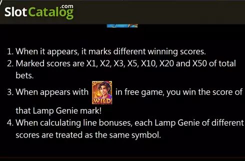 Скрин9. Magic Lamp (TaDa Gaming) слот