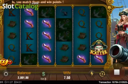 Скрин4. Pirate Queen (TaDa Gaming) слот