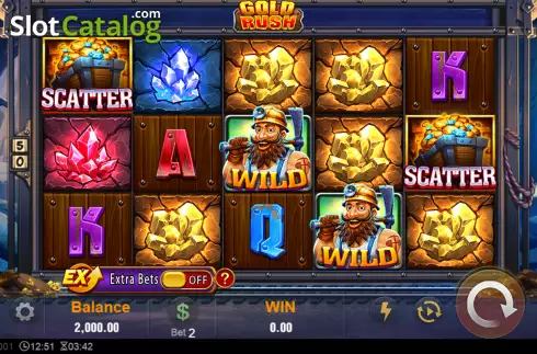 Скрин2. Gold Rush (TaDa Gaming) слот